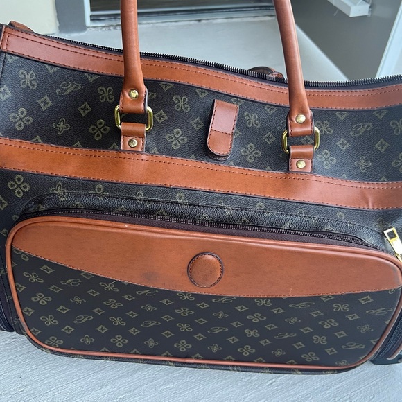 & Other Stories Brown and Black Travel Bag